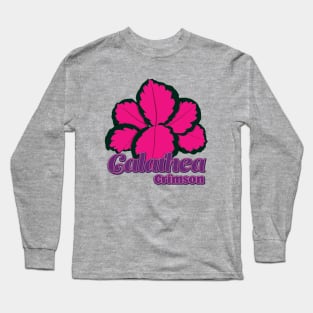 Calathea Crimson Long Sleeve T-Shirt